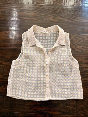VOGE Women’s Floral Sheer Top